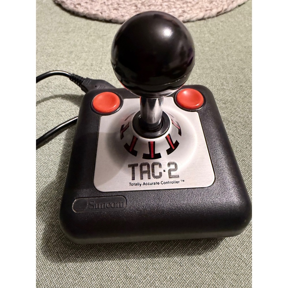 Vintage Suncom TAC-2 Joystick Controller Atari 2600 / Commodore 64